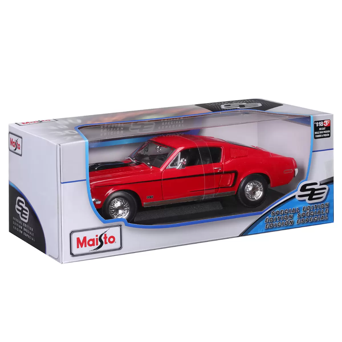 Maisto 1:18 Die Cast Cars Ford Mustang Cobra Jet Free Shipping
