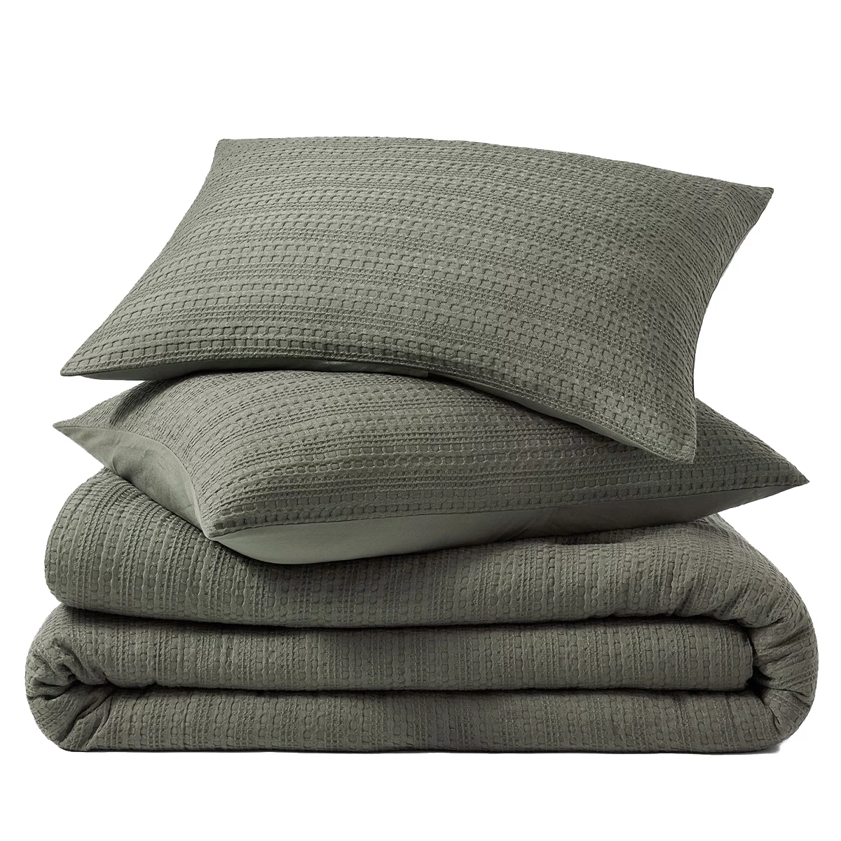 Evergrace Home Queen Comforter Set 3 Piece Green Soft Bedding Set
