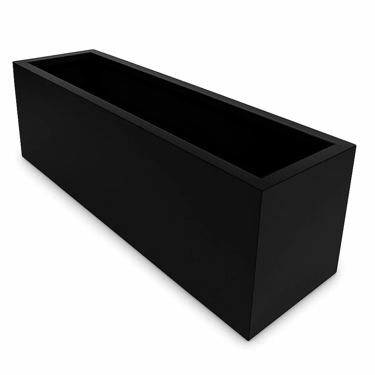 Greenlife Black Designer Planter Box 900x300x300mm Outdoor Garden