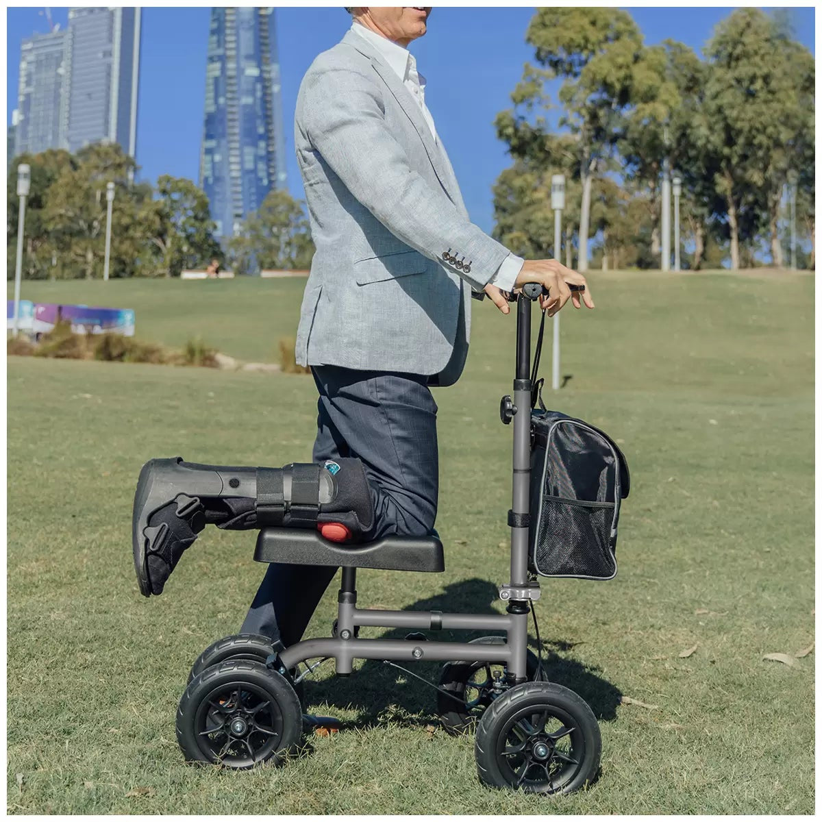 Altus Titanium Knee Scooter Mobility Walker Folding Frame 136kg Capacity