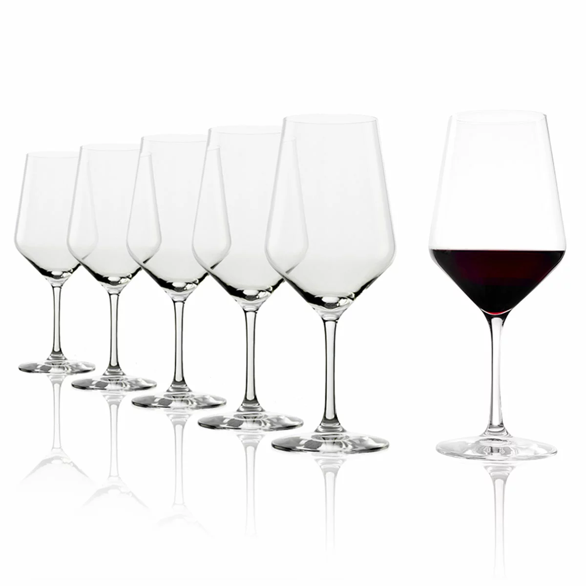 Stolzle Crystal Wine Glasses 635ml Set of 8 Dishwasher Safe Glassware