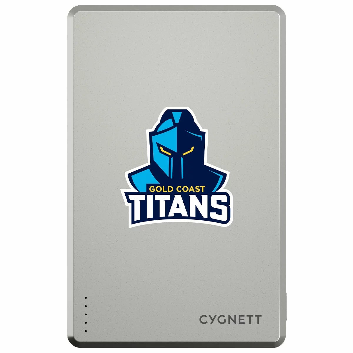 Cygnett NRL Gold Coast Titans Magnetic Power Bank 5000mAh 20W USB-C