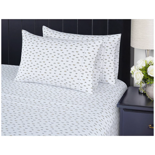 South Point Home Fashions Poly Flannel Sheet Set 6 Piece King Super Sun