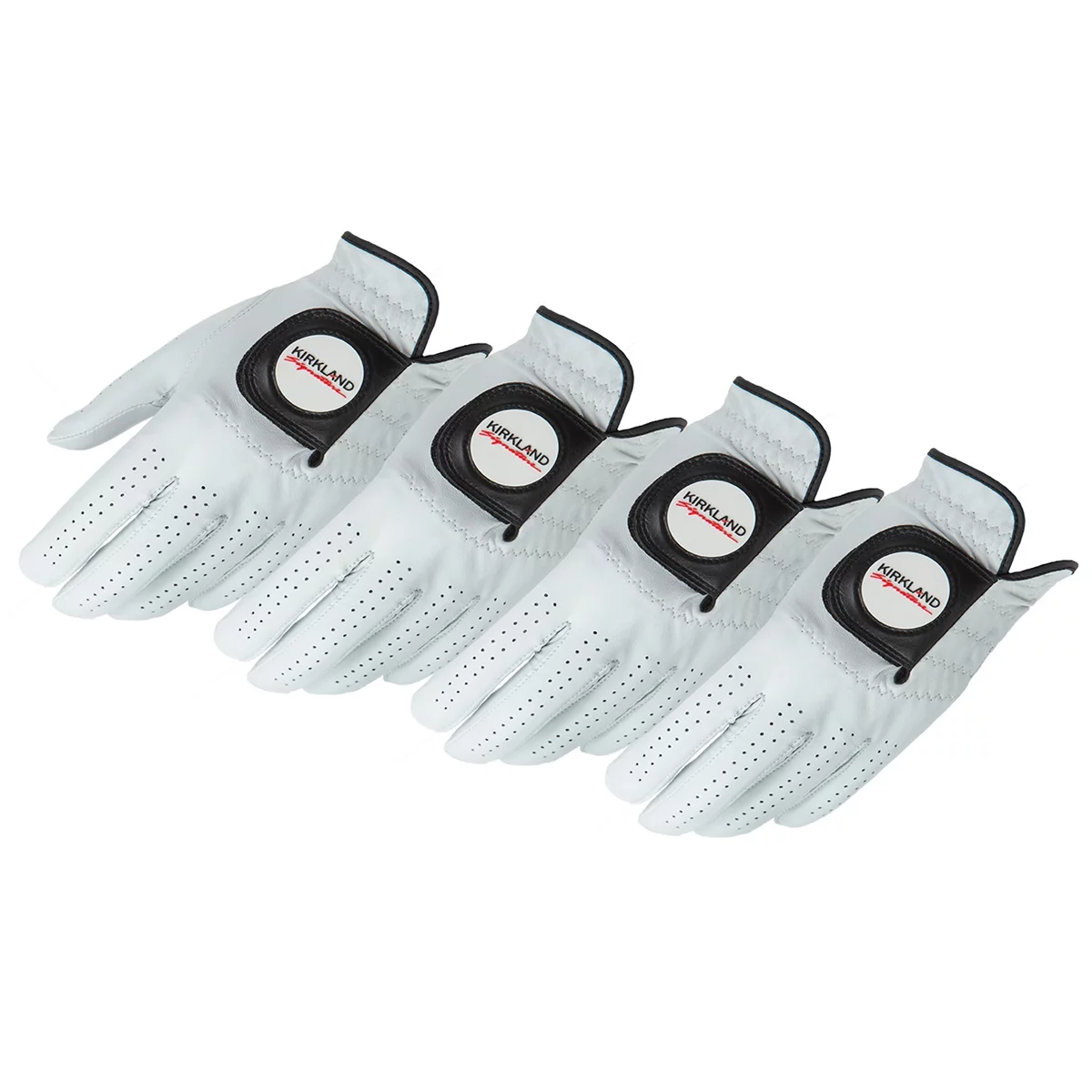 Kirkland Signature Golf Gloves Left Hand Small 4 Pack Soft Leather Golf Glove
