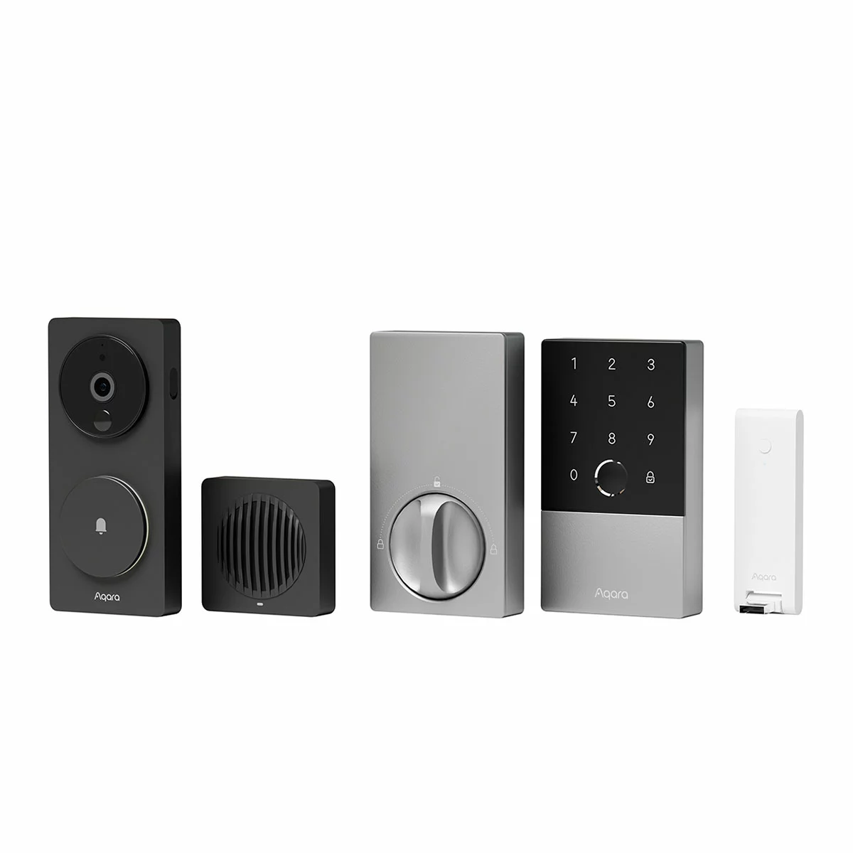 Aqara U100 Smart Lock Doorbell G4 Combo Apple HomeKey Matter Fingerprint