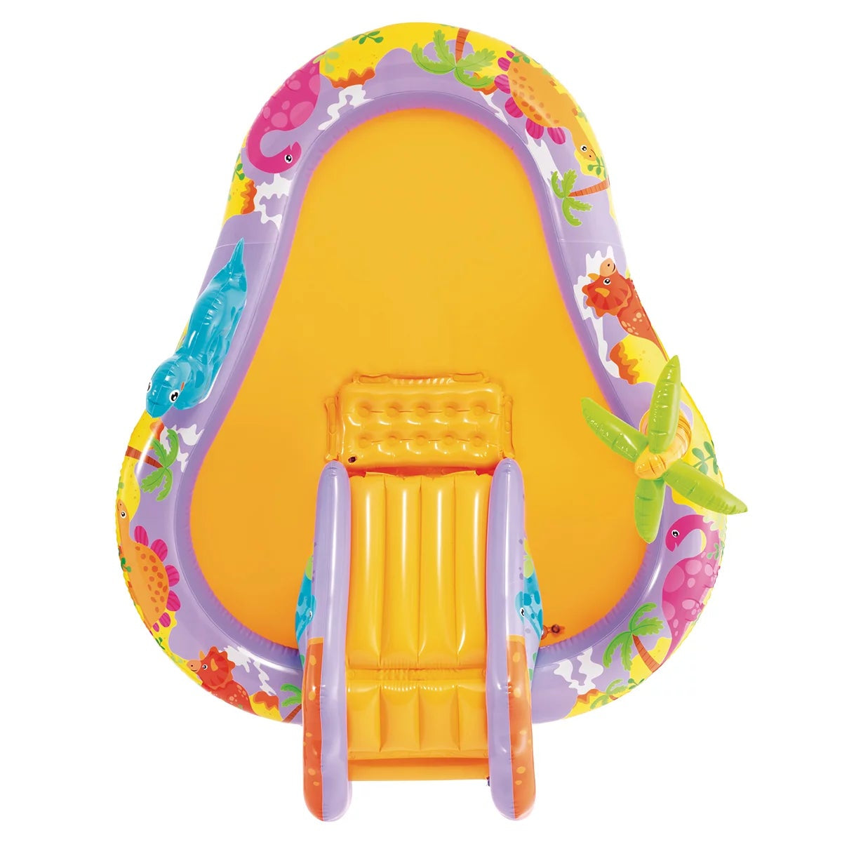 Intex Dino Park Kids Inflatable Splash Pool Water Sprayer Outdoor Summer Fun