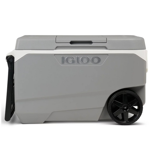 Igloo 85L MaxCold Roller Cooler Portable Ice Box Camping Beach Fishing Cooler
