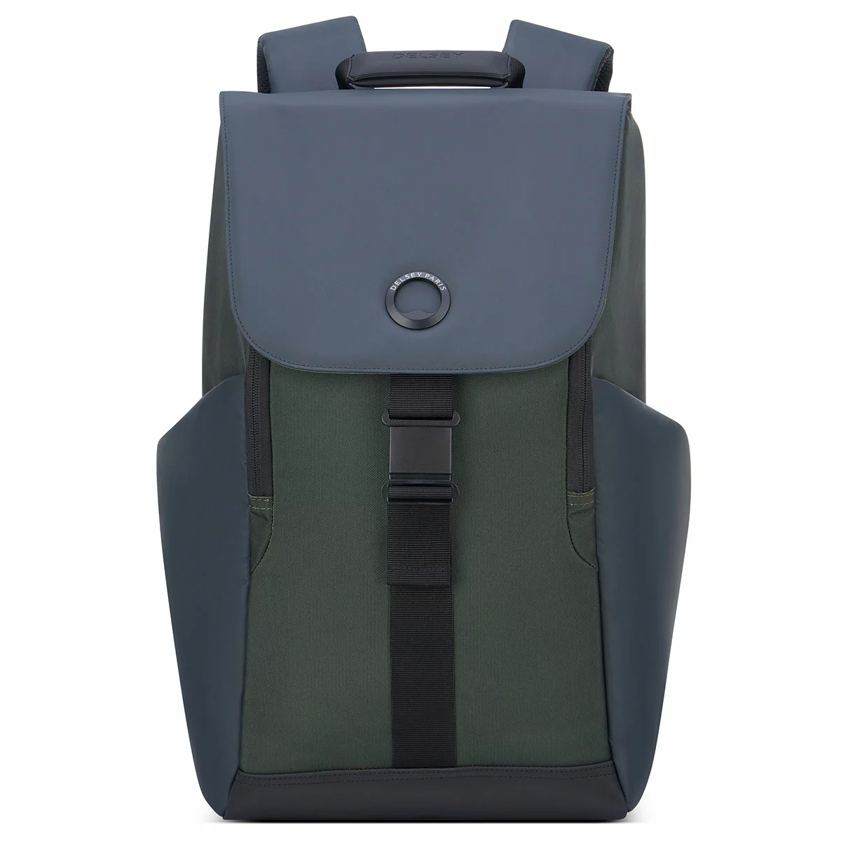 Delsey Securflap Backpack Army W/ Padded Laptop Compartment 45 x 31 x 14 cm