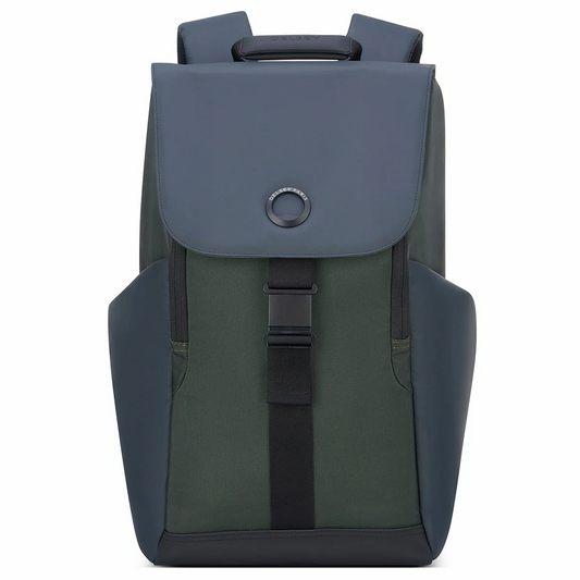 Delsey Securflap Backpack Army W/ Padded Laptop Compartment 45 x 31 x 14 cm