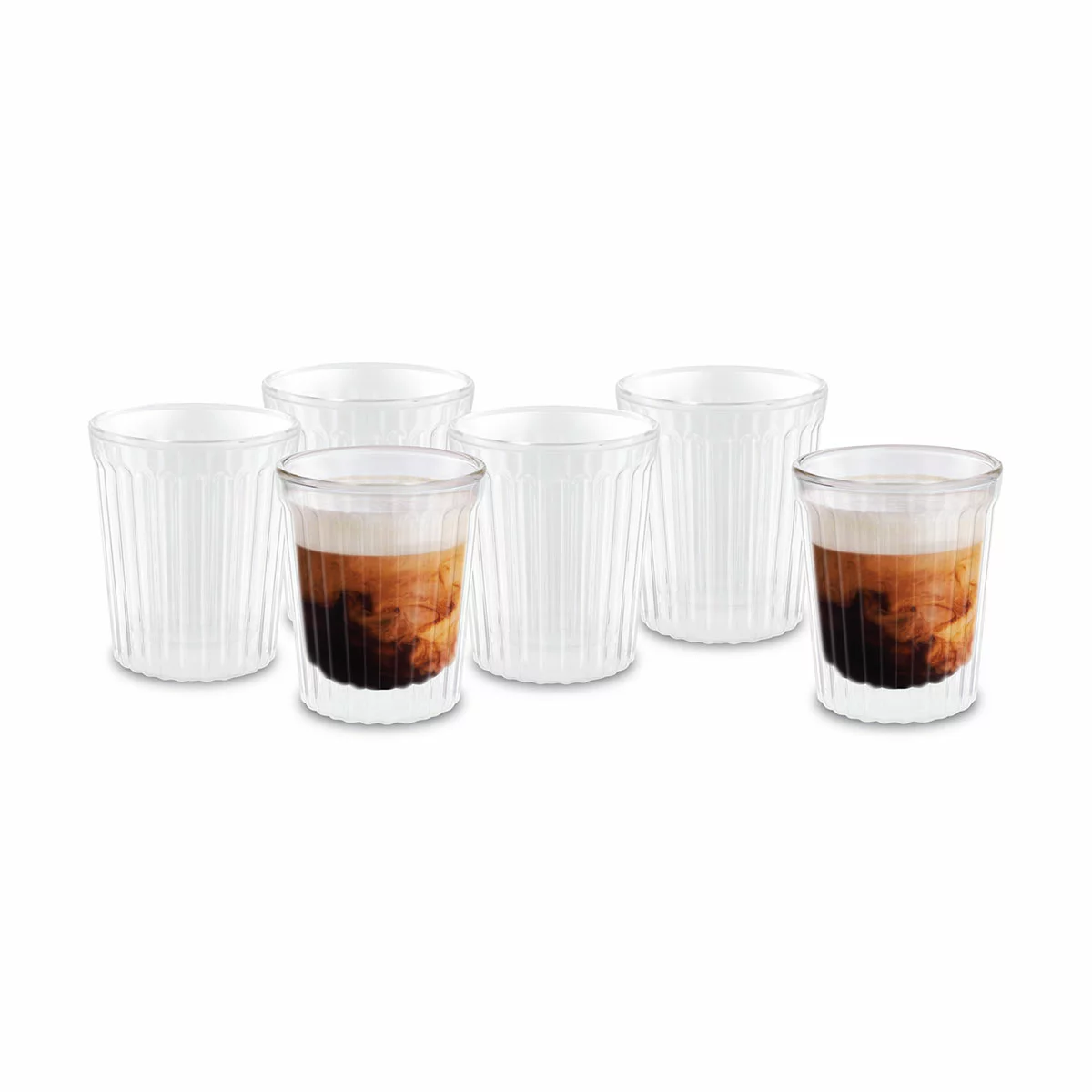 Avanti Double Wall Drink Glass 6 x 250ml – Premium Borosilicate Glass Set