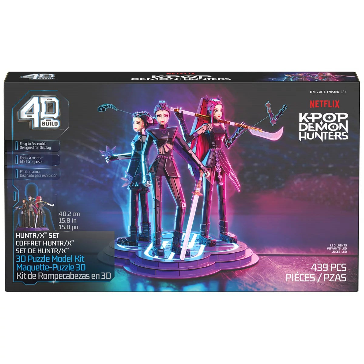 4D Build KPop Demon Hunters 3D Puzzle Model Kit Official Collectible