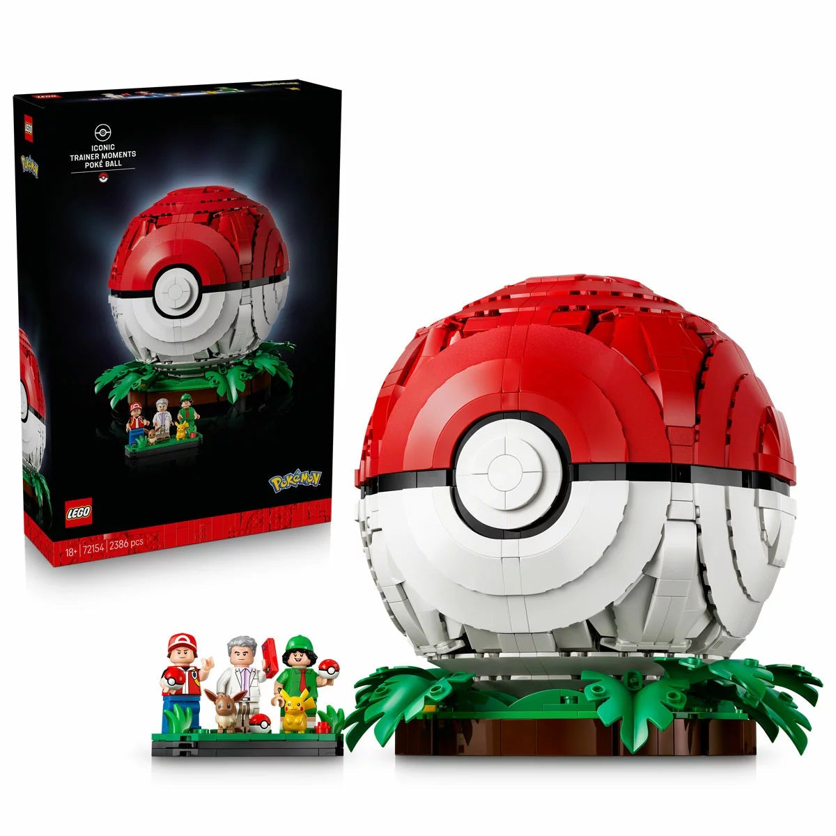 LEGO Pokémon Poké Ball 72154 Building Set 2386 Pieces Adults 18+ Collectible