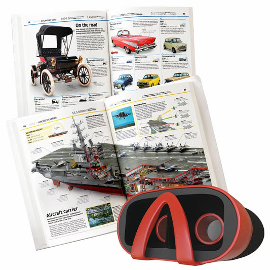 Abacus VR Transport Gift Box DK Book VR Goggles 3D Race Car Puzzle Kids