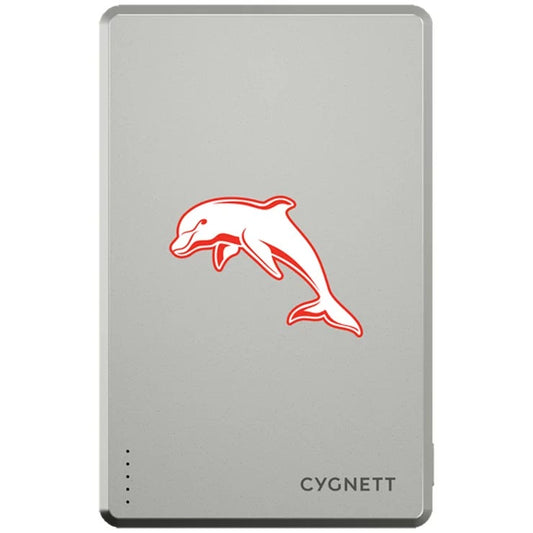 Cygnett NRL 5K Mag Power Bank Dolphins 5000mAh Wireless 20W USB-C