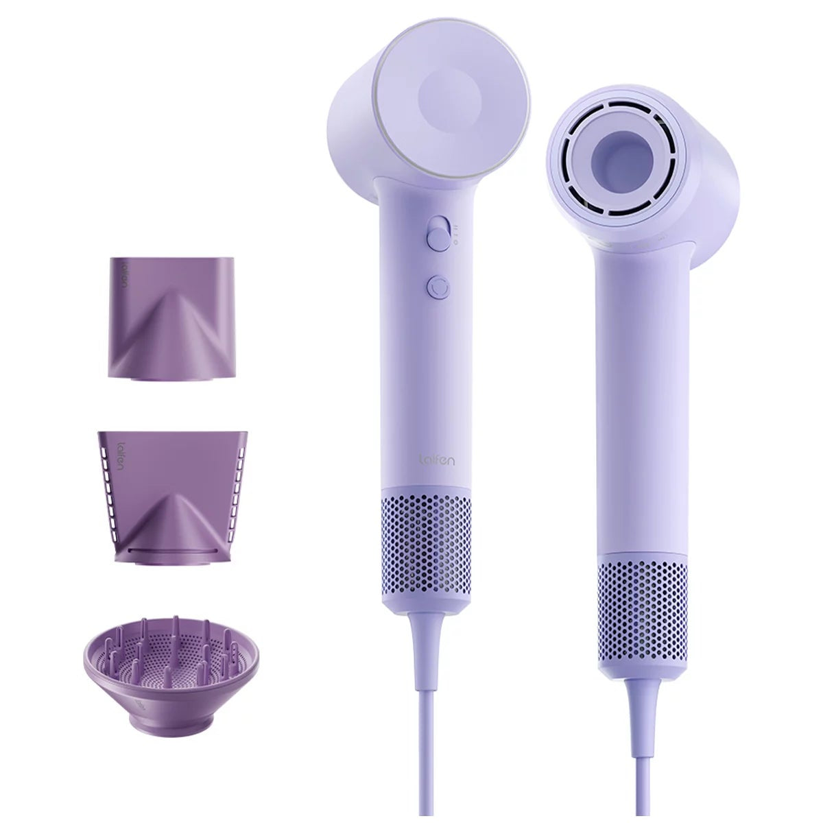 Laifen SE 2 High Speed Hair Dryer Purple W/ 10 Settings 108000 RPM Ionic 1400W