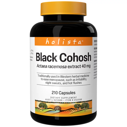 Holista Black Cohosh 40mg 210 Capsules Herbal Supplement Value Pack