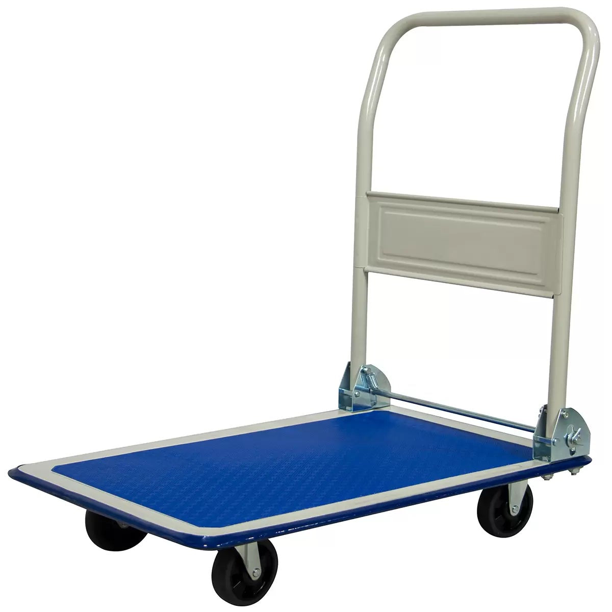 Folding Platform Trolley 150kg Heavy Duty Steel Hand Cart Warehouse