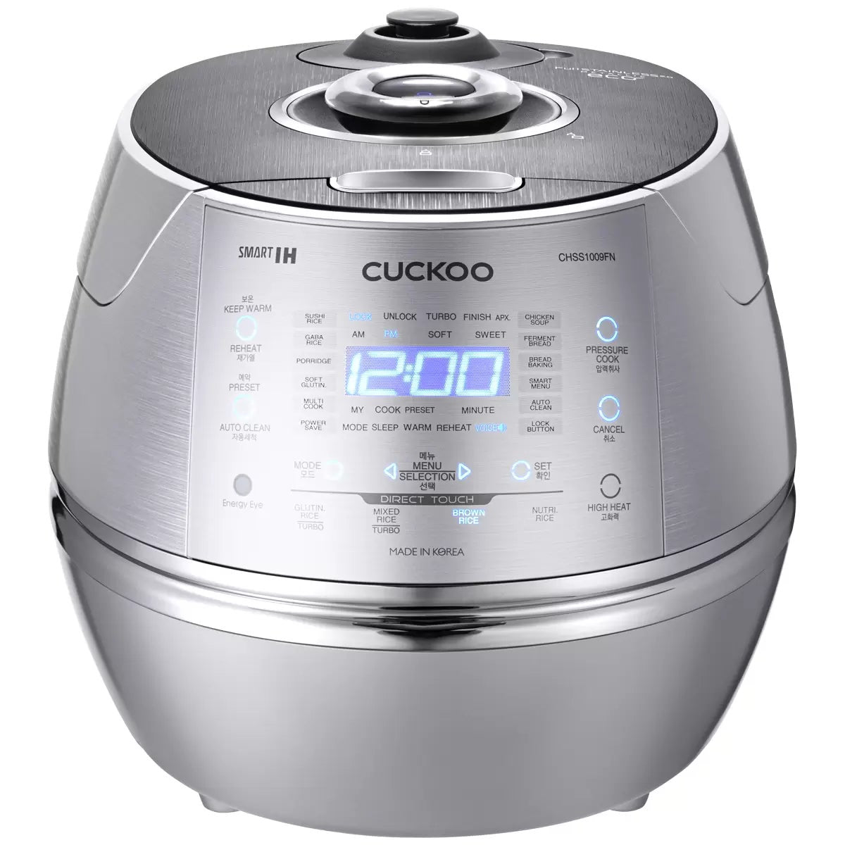 Cuckoo 10 Cup Induction Pressure Rice Cooker 1.8L CRP-CHSS1009F