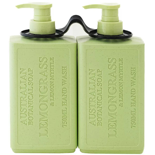 Australian Botanical Soap Hand Wash 2 x 750ml Lemon Grass Myrtle