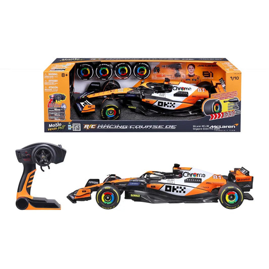 Maisto 1:10 McLaren Oscar Piastri Formula 1 RC Car 2.4GHz USB Rechargeable