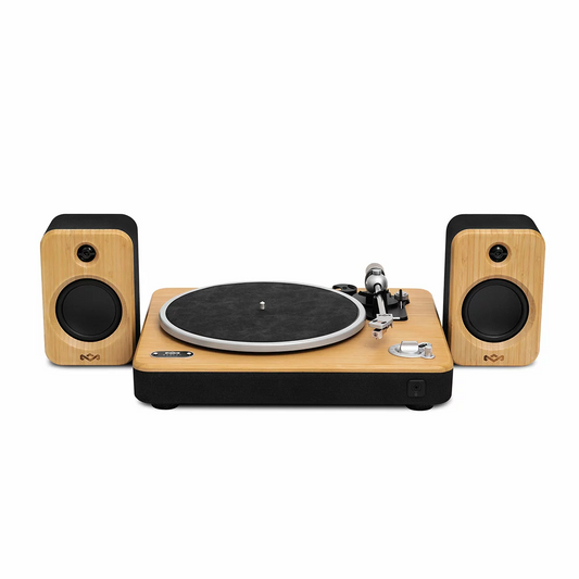 House of Marley Bluetooth Vinyl Record Player with Speakers EM-JT305-SB