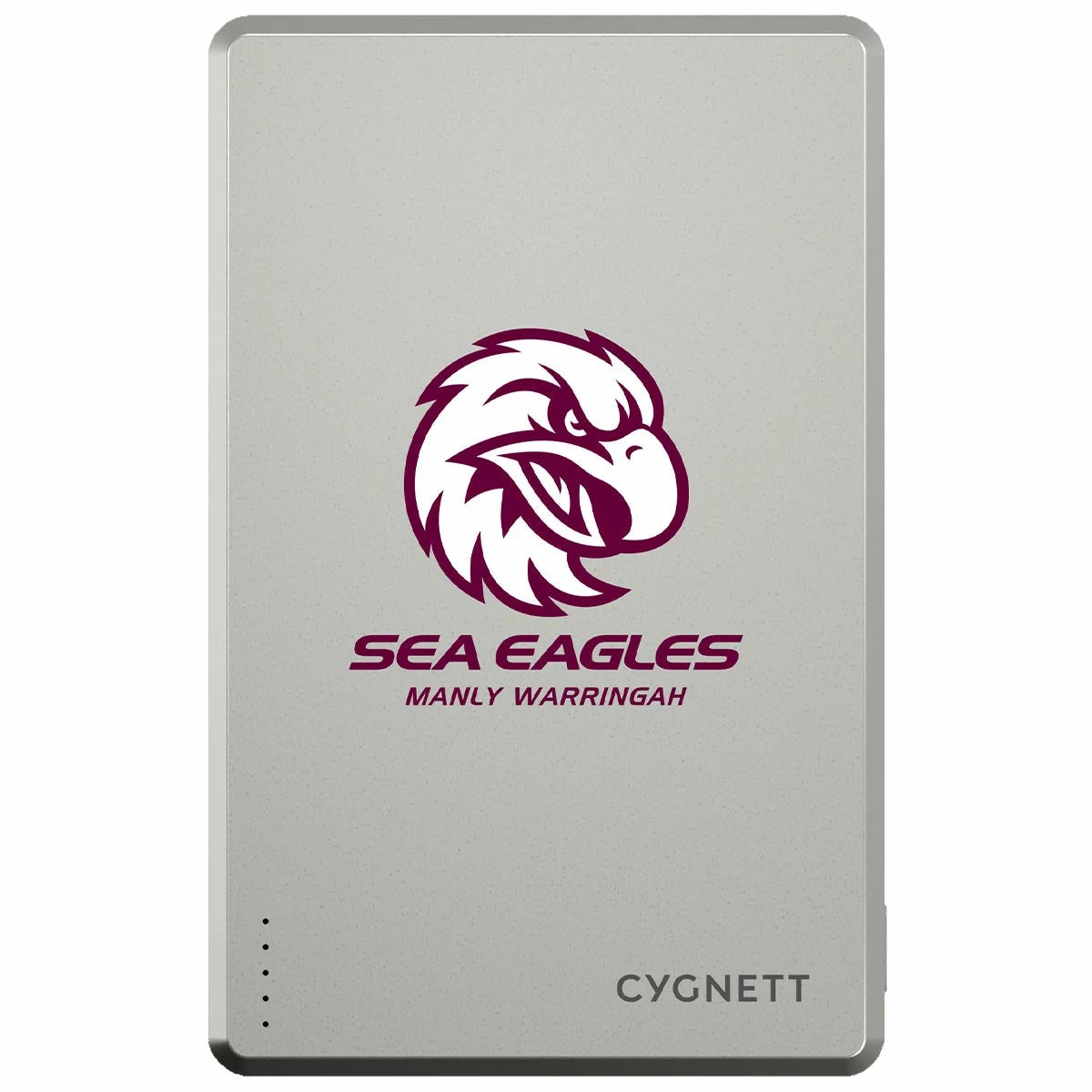 Cygnett NRL 5K Mag Power Bank Sea Eagles 5000mAh Wireless 20W USB-C