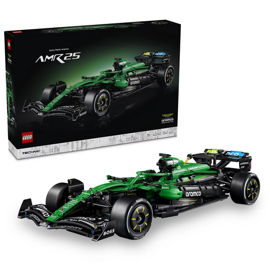 LEGO Technic Aston Martin Aramco AMR25 F1 Car 42240 1547 Pieces