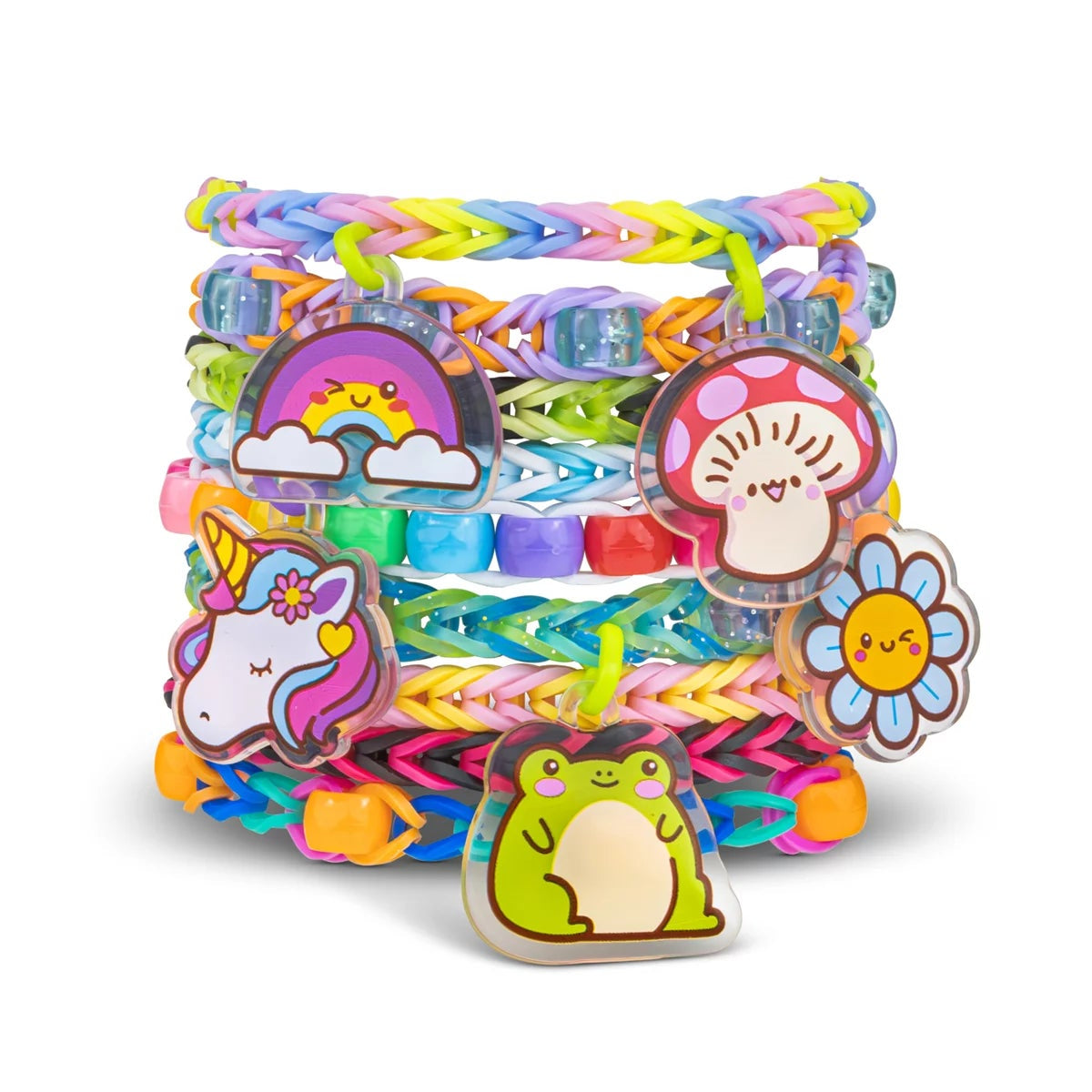 Rainbow Loom Perfect Pair Bracelet Making Kit 8000+ Bands with Storage Case