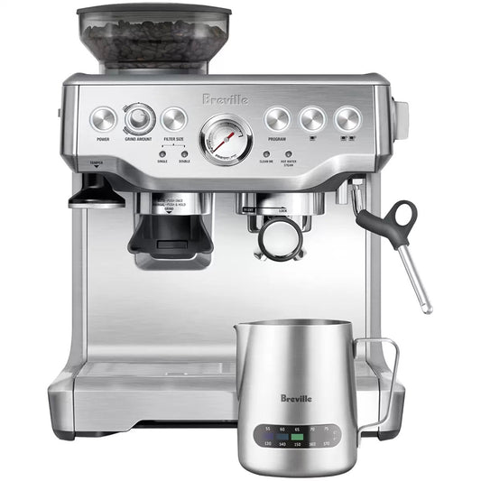 Breville BES875BSS Barista Express Espresso Machine Integrated Coffee Grinder