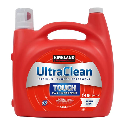 Kirkland Signature Ultra Laundry Detergent Liquid 5.73L 146 Loads Fresh Scent