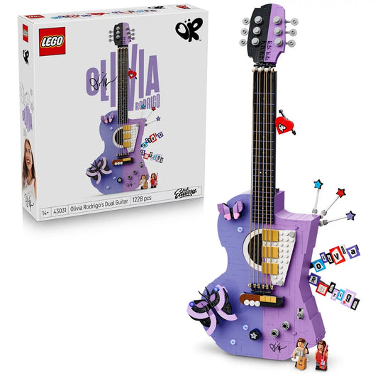LEGO Editions Olivia Rodrigo's Dual Guitar 43031 1228 Pieces Music Display Set