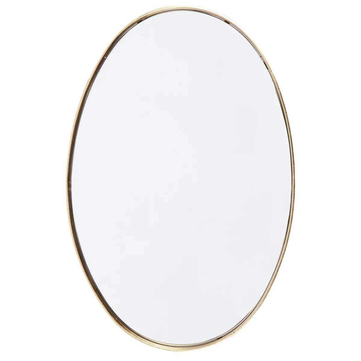 CAFE LIGHTING & LIVING Gold Oval Wall Mirror Elegant Home Decor