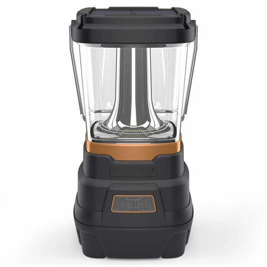 Duracell 5000L LED Lantern Rechargeable Camping Lantern with Solar Charging