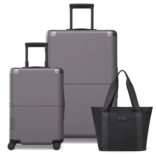 JULY Jetsetter Luggage Set 3 Piece Forest Lavender Premium Travel Suitcases