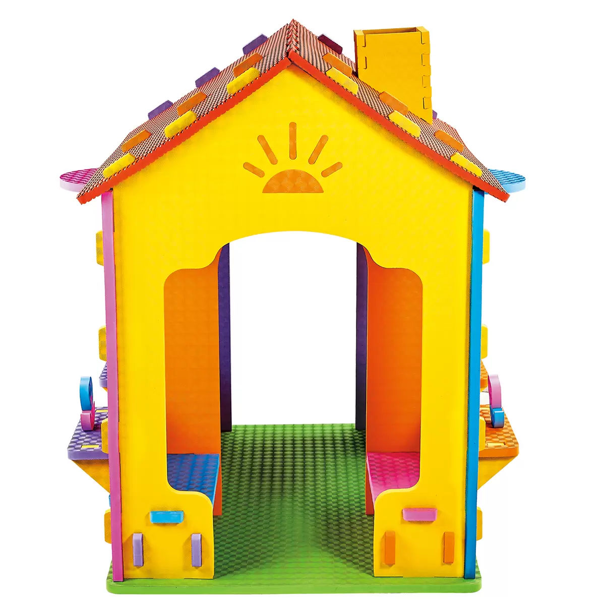 Funhouse EVA Foam Playhouse for Kids – 2 Room Toy House Colourful Safe Design Free Shipping