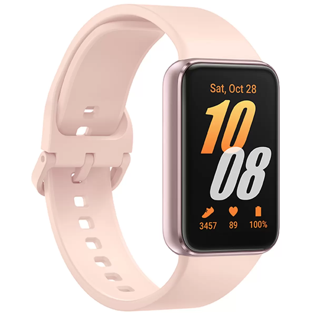 Samsung Galaxy Fit3 Bluetooth Fitness Watch AMOLED Display Pink Gold Wearable