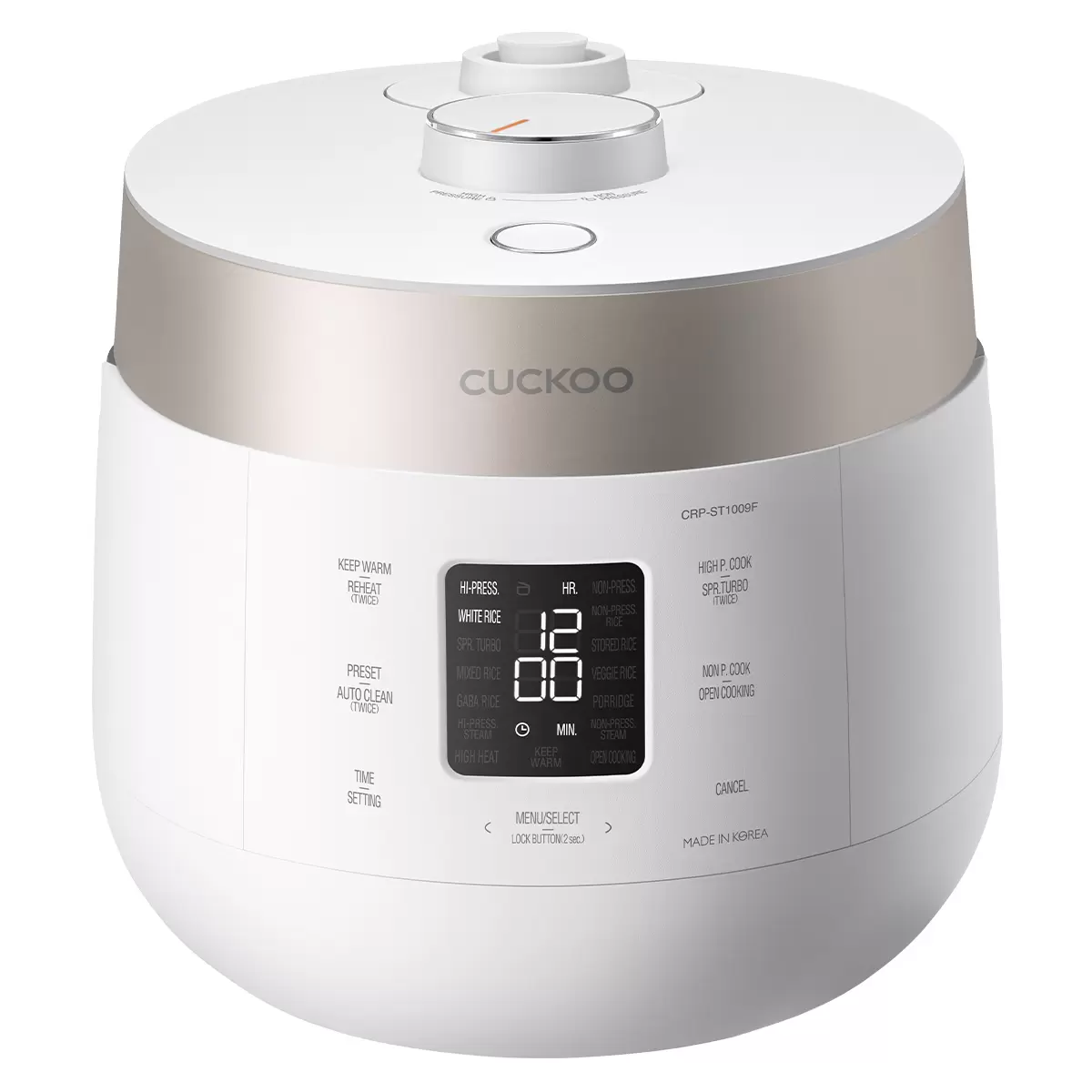 Cuckoo 10 Cup HP Twin Pressure Rice Cooker CRP-ST1009F Multi Cooker