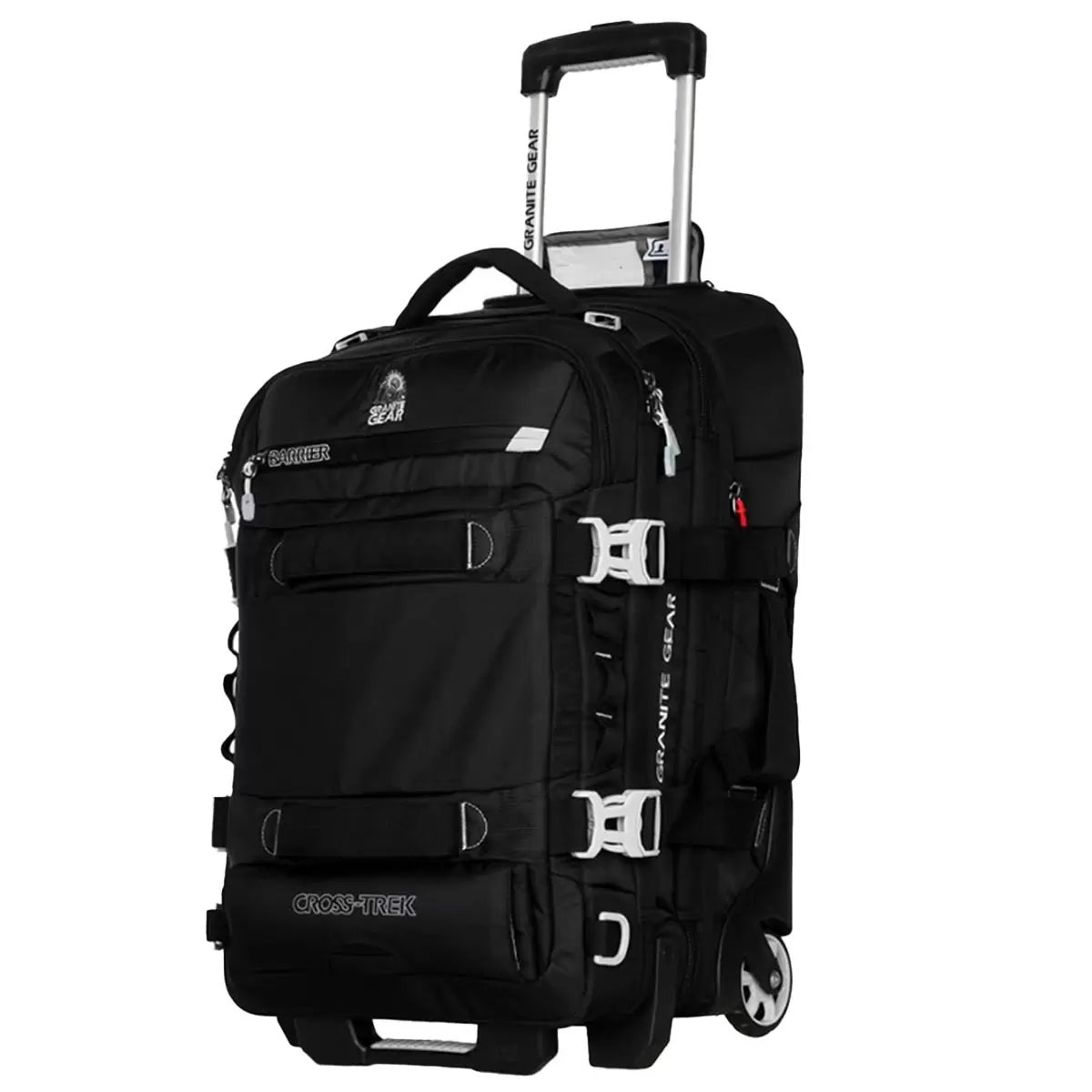 Granite Gear 53L Wheeled Carry On Duffle Bag Black Rolling Travel Luggage