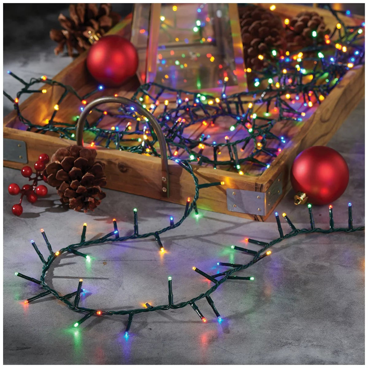 Inliten 2 Pack 400 LED Multi Colour Micro Christmas String Lights