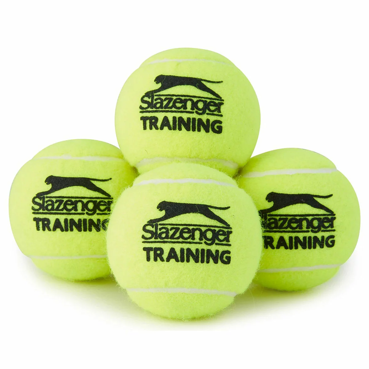 Slazenger Training Tennis Balls Bucket 60 Balls Pressureless All Surface Balls