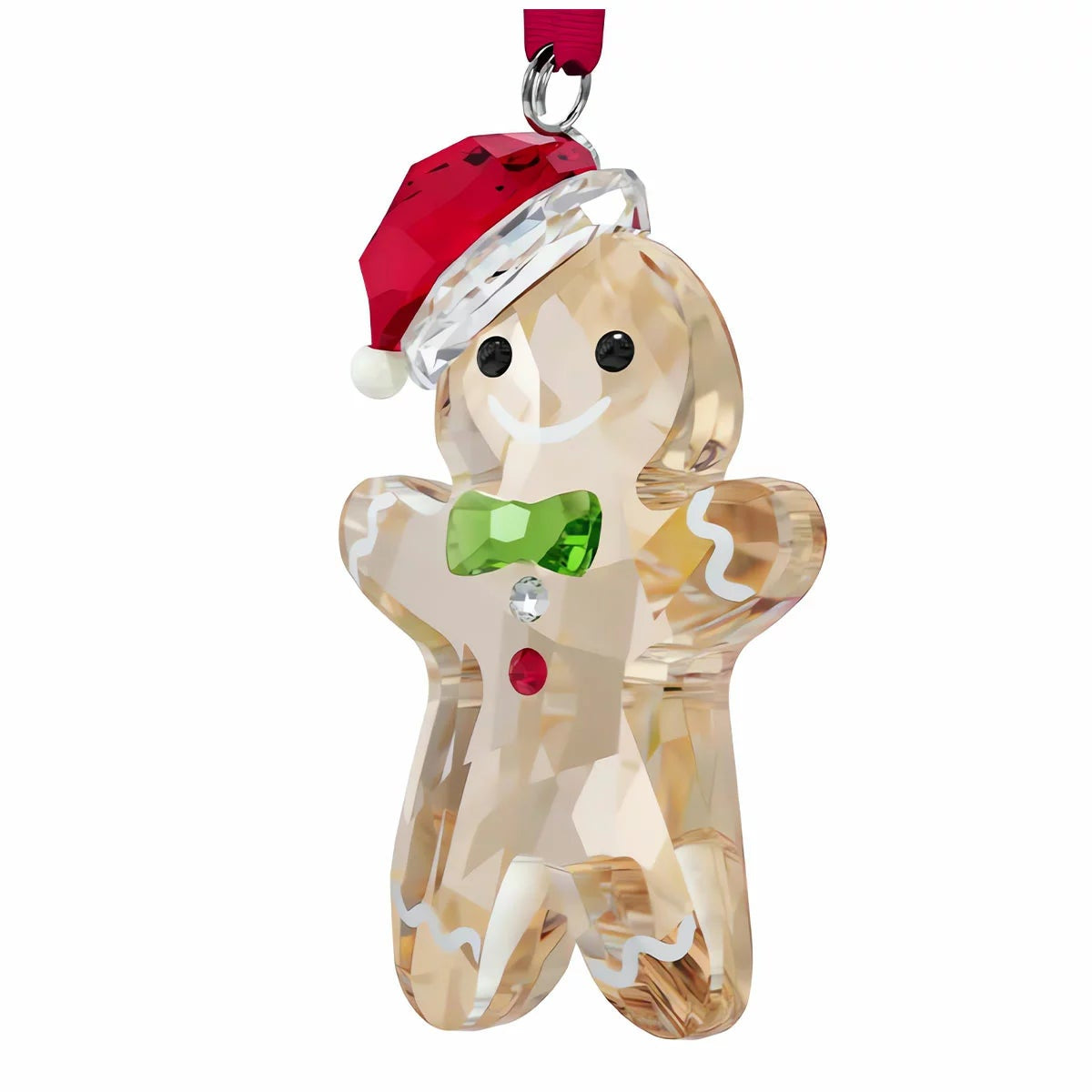 Swarovski Holiday Cheers Gingerbread Man Christmas Ornament Crystal 5627607