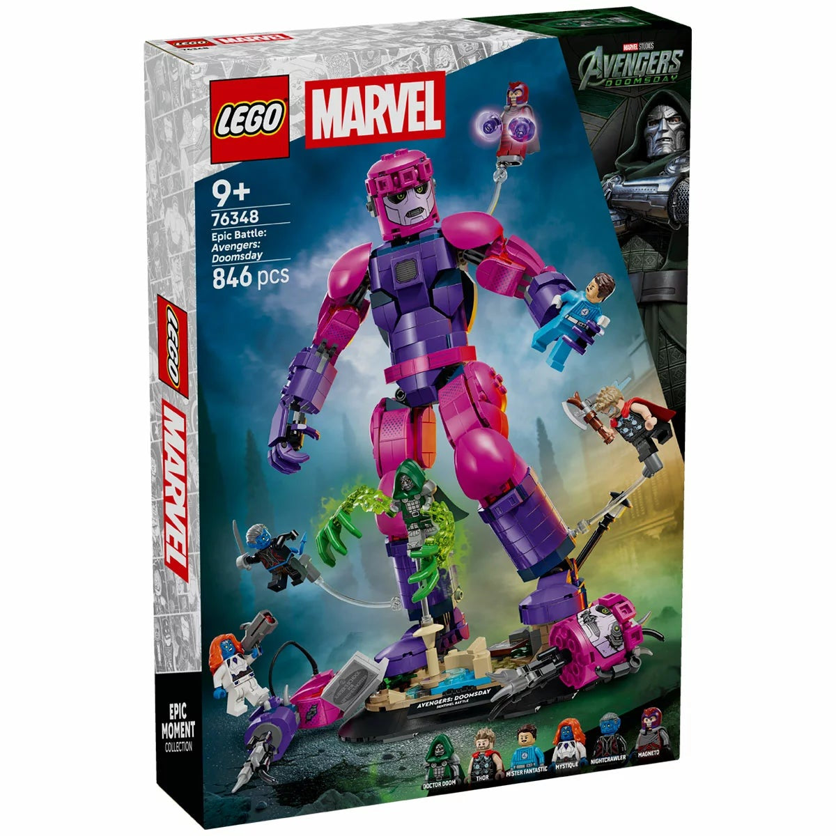 LEGO Marvel Avengers Doomsday Epic Battle Set 76348 846 Pcs Sentinel Super Heroes