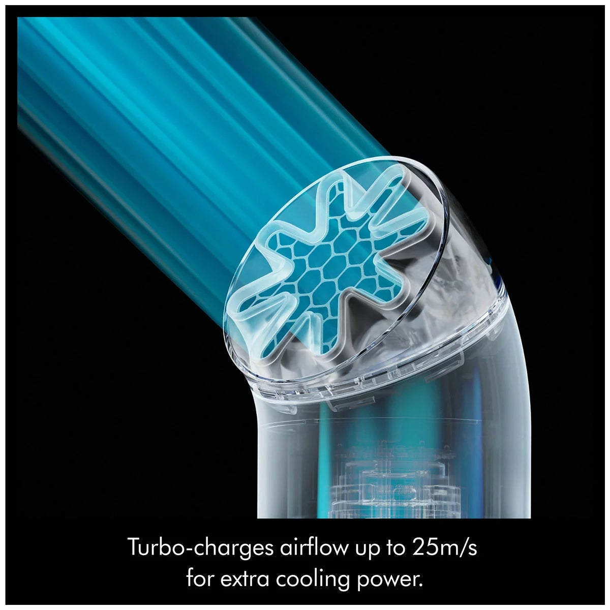 Dyson HushJet Mini Cool Fan Stone Blush Bladeless Portable USB-C 5 Speed