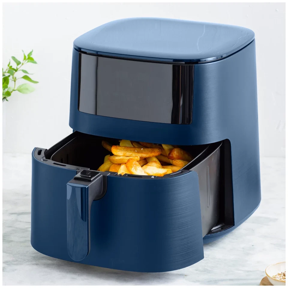 GreenPan Bistro XL Air Fryer 7.2L Single Basket Airfryer - Oxford Blue Free Shipping