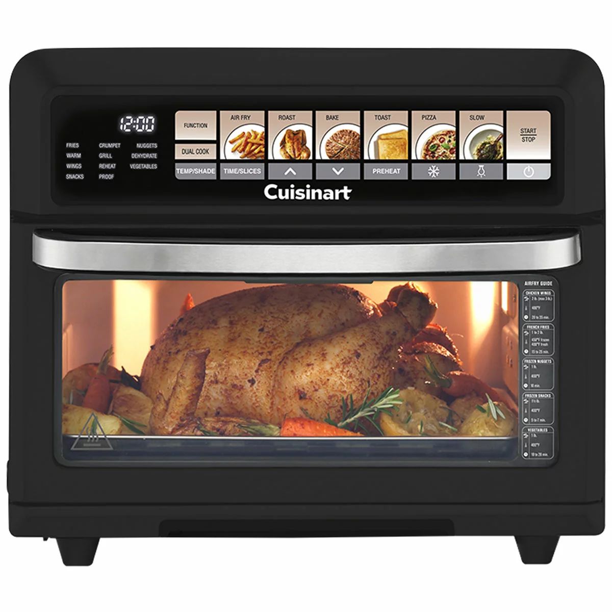 Cuisinart Air Crisp Pro 10-in-1 Air Fry Oven Dual Convection 17L Black
