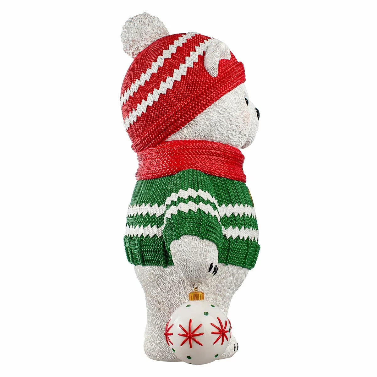 Polar Bear Christmas Greeter 60.9cm Light Up Ornament Timer Indoor Outdoor Decor