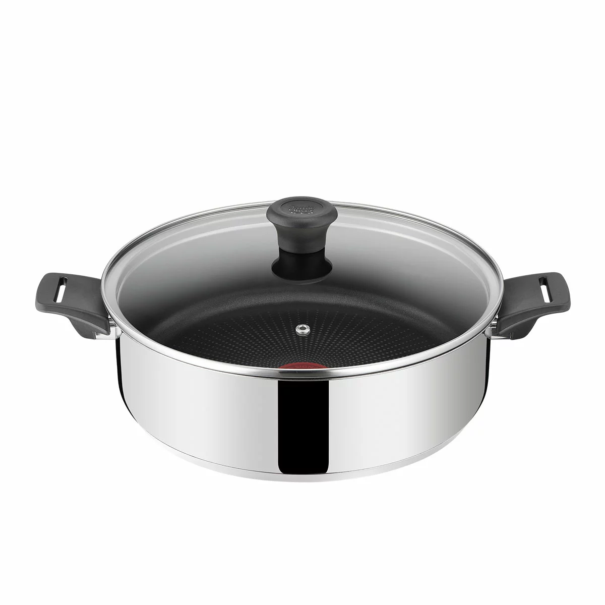 Jamie Oliver by Tefal Family Pan Stainless Steel 30cm Non-Stick Induction W/ Lid