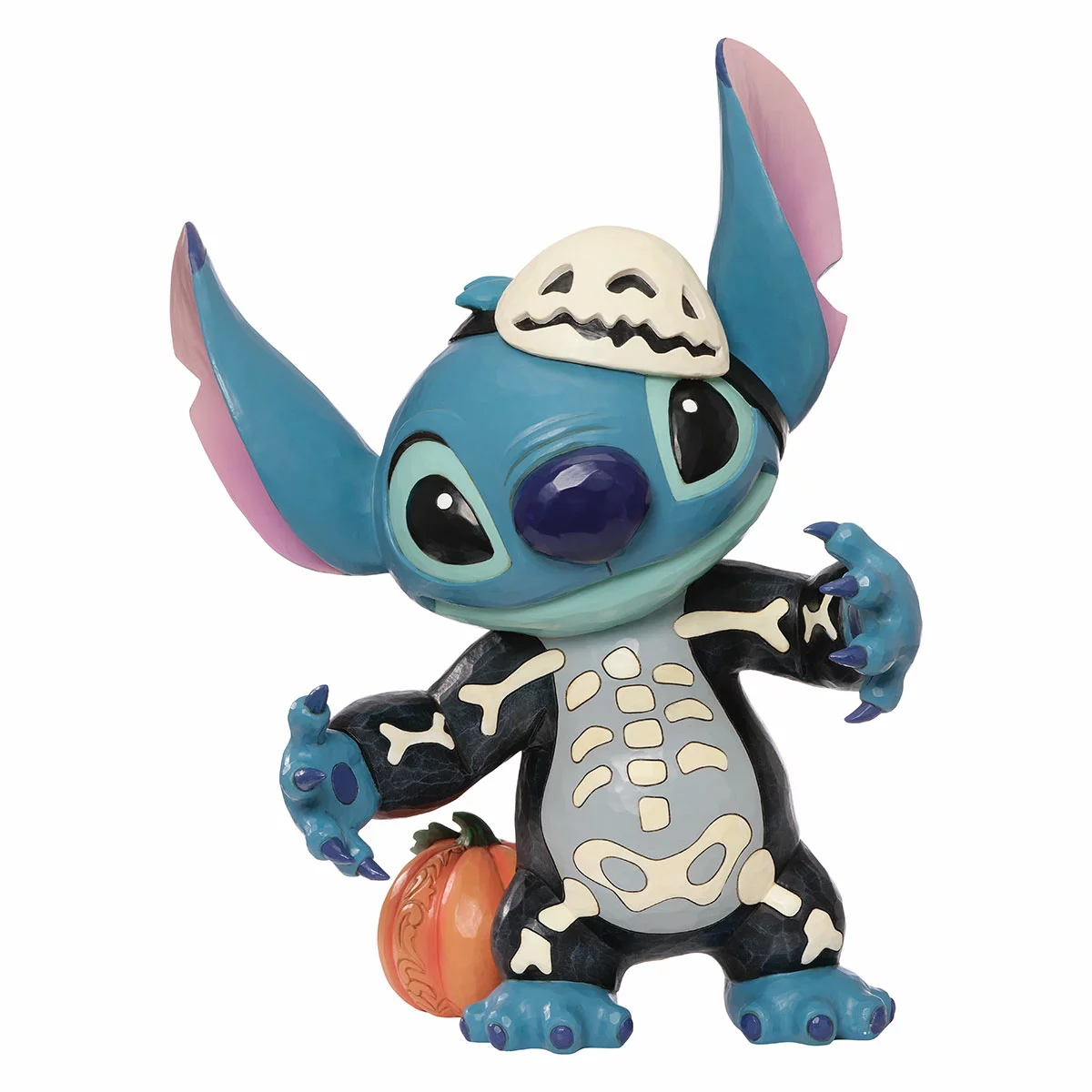 Disney Traditions Stitch Spooky Skeleton 43.8cm Jim Shore Halloween Figure