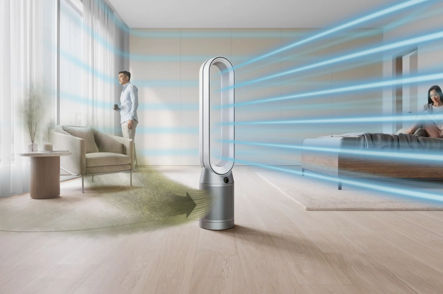 Dyson TP07 Cool Purifying Tower Fan HEPA Air Purifier WiFi Black/Nickel  Dyson