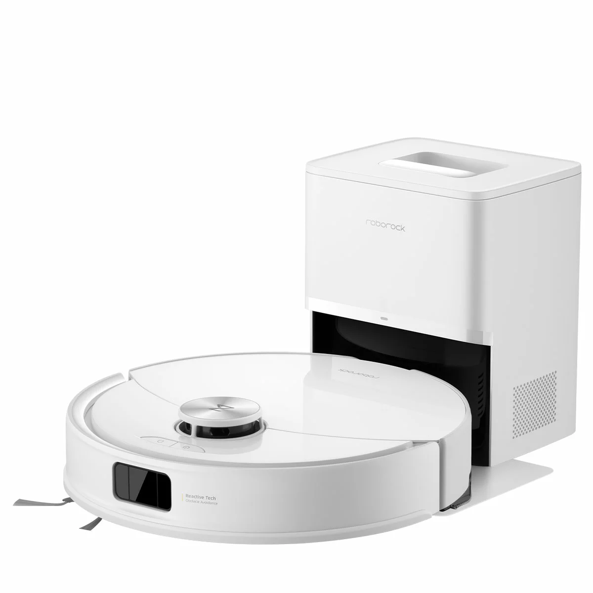 Roborock Q10V+ Vacuum Mop Robot 10000Pa Suction Auto Emptying Dock White